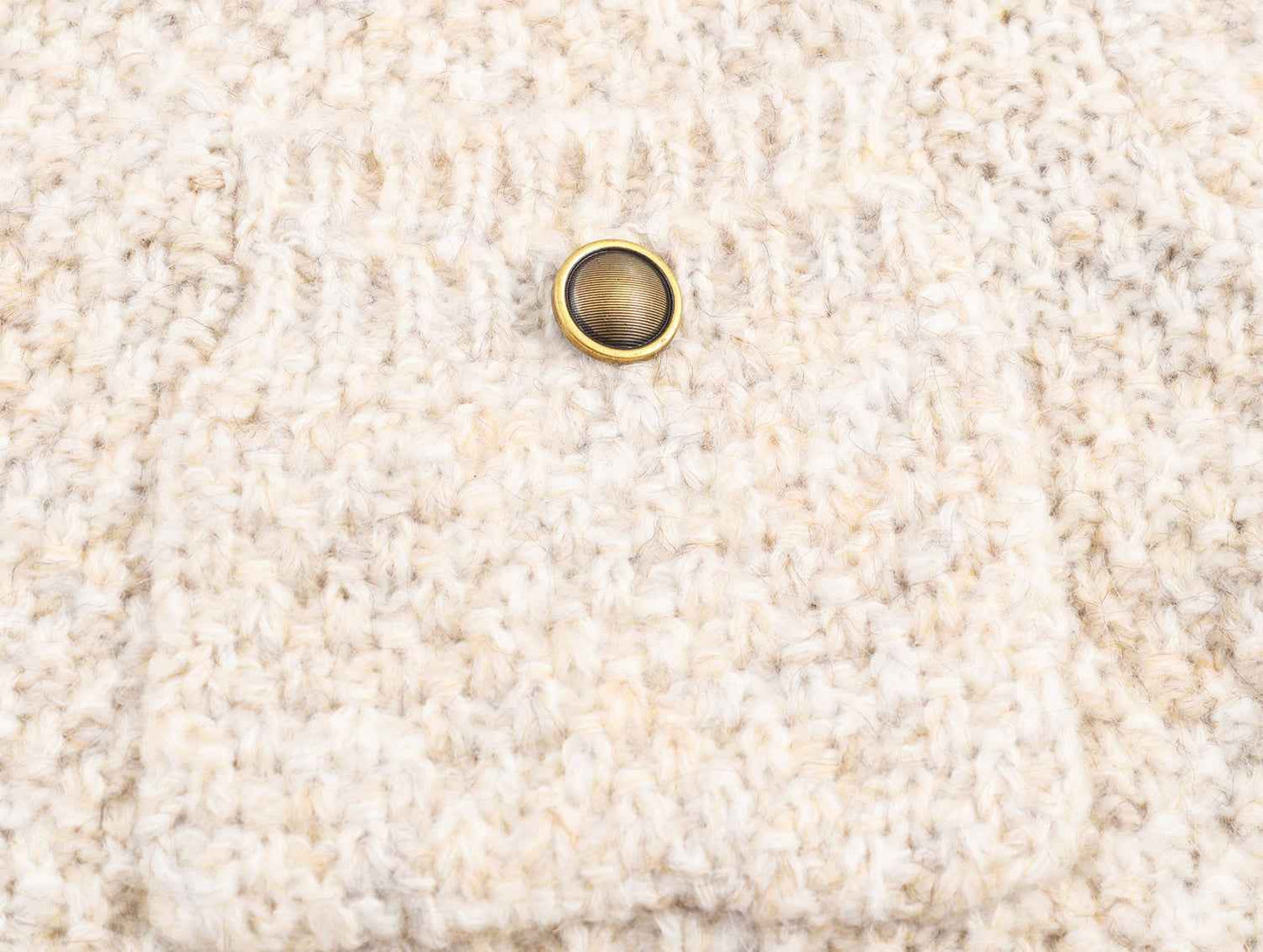 Special Yarn Blended Classic Button Long Sleeve Knitted Cardigan