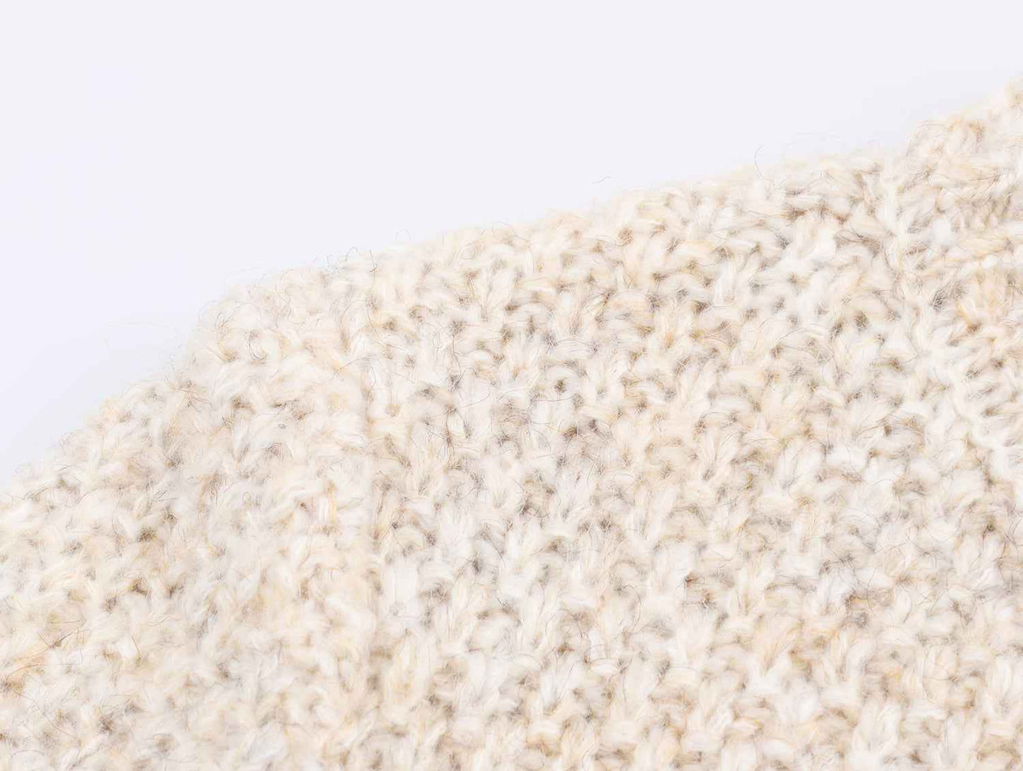 Special Yarn Blended Classic Button Long Sleeve Knitted Cardigan