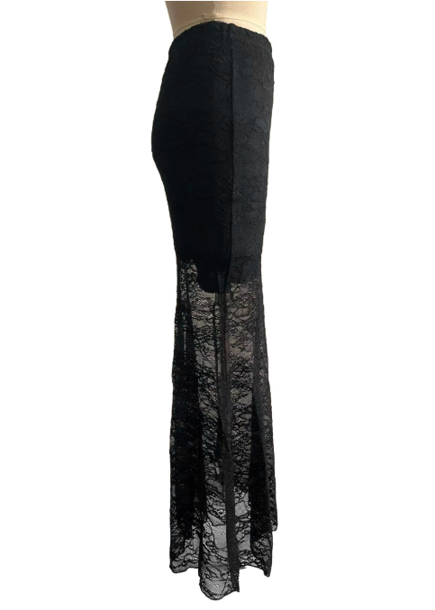 MUNSIEUR Lace Sheath Slimming Skirt