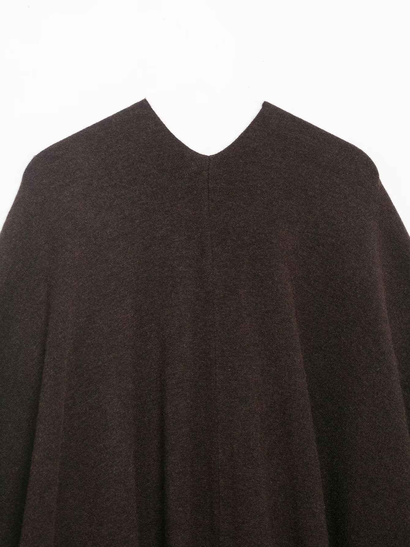 Winter Tassel Sweater Shawl