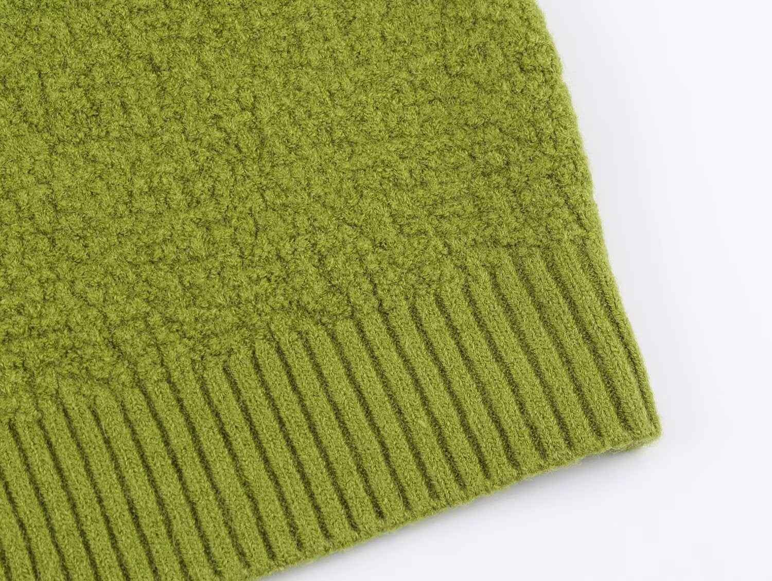 Women Clothing Square Collar Knitted Cardigan Sweater