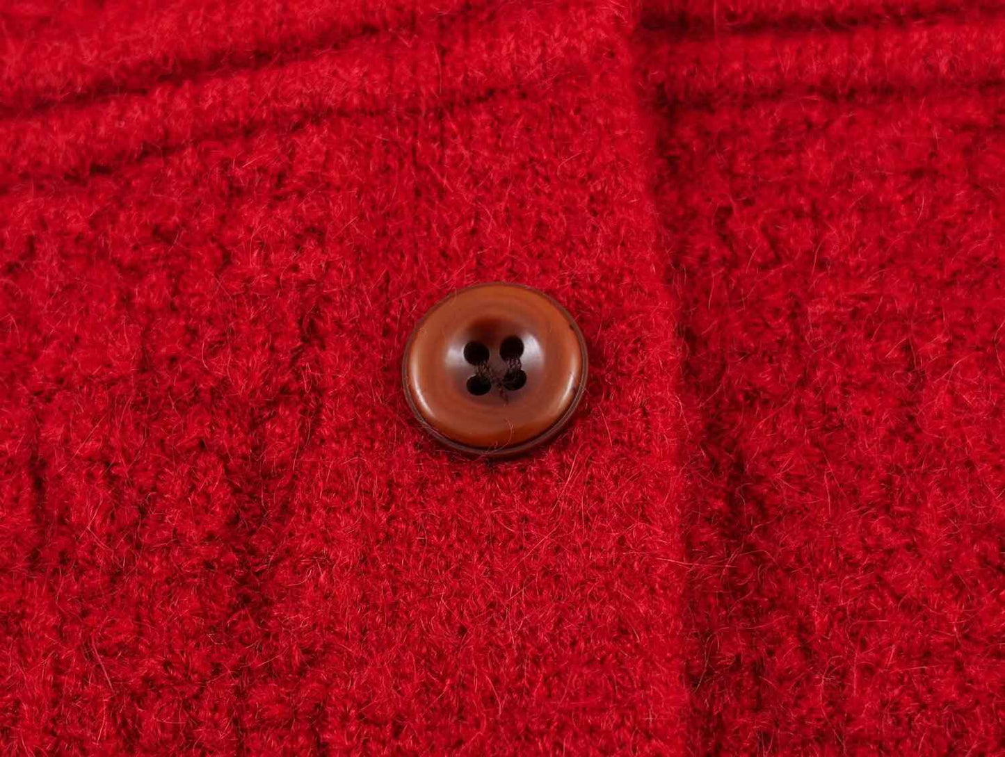 Women Clothing Square Collar Knitted Cardigan Sweater