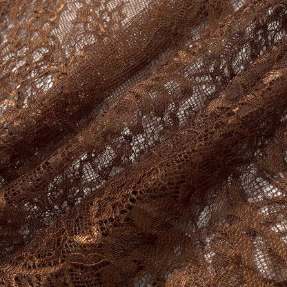 Lace Stitching Midi Skirt