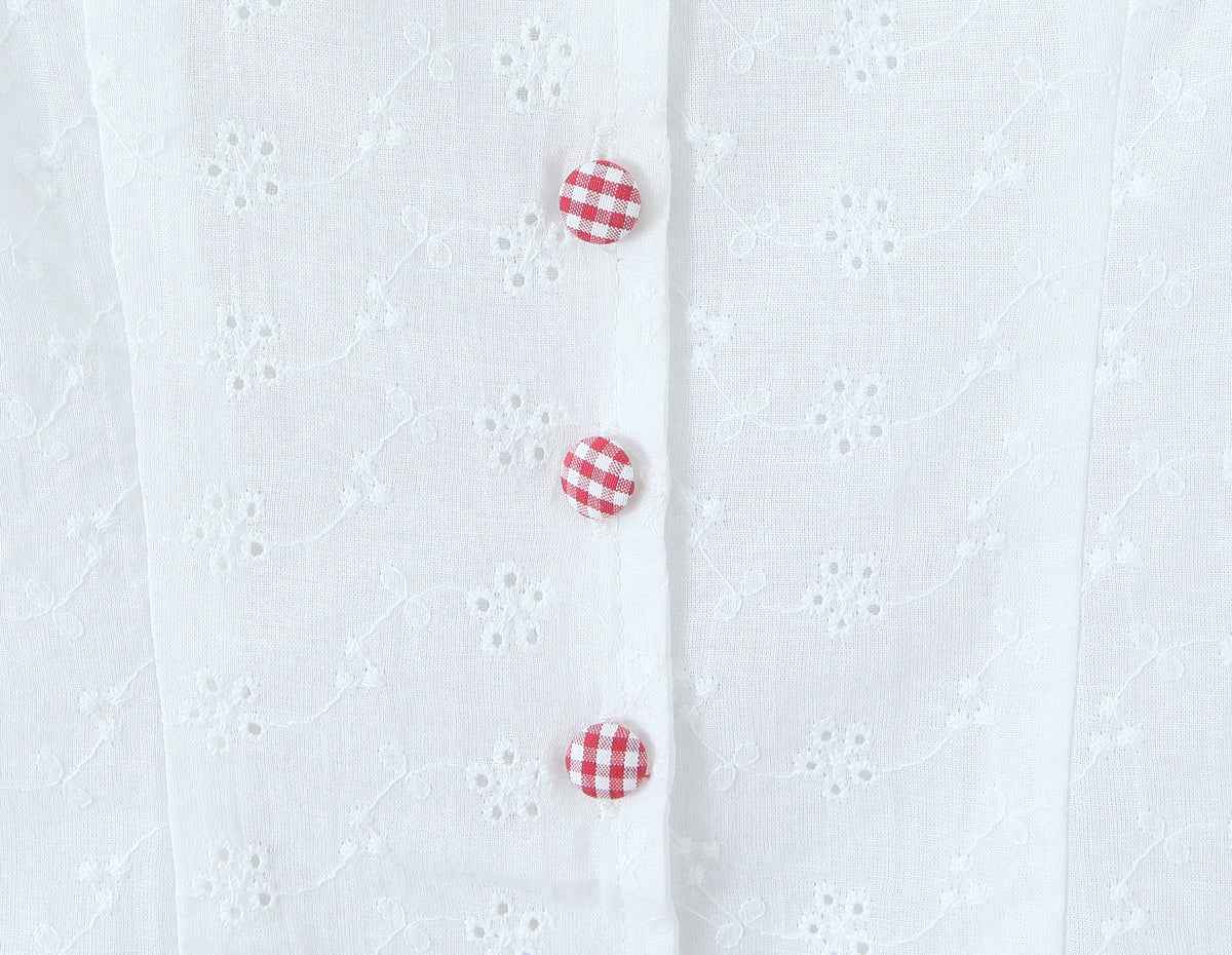 Bubble Sleeve Blouse Women's Elegance Retro