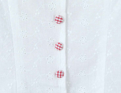 Bubble Sleeve Blouse Women's Elegance Retro