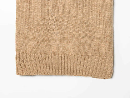 French Minimalist Sleeveless Turtleneck T-shirt