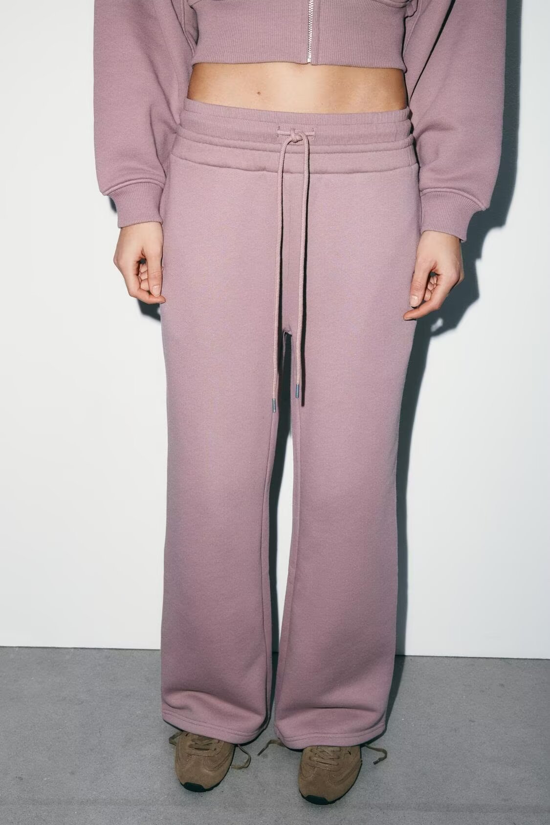 Women's Casual Drape Long Sleeve Cropped Jumpsuit