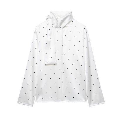 White Polka Dot
