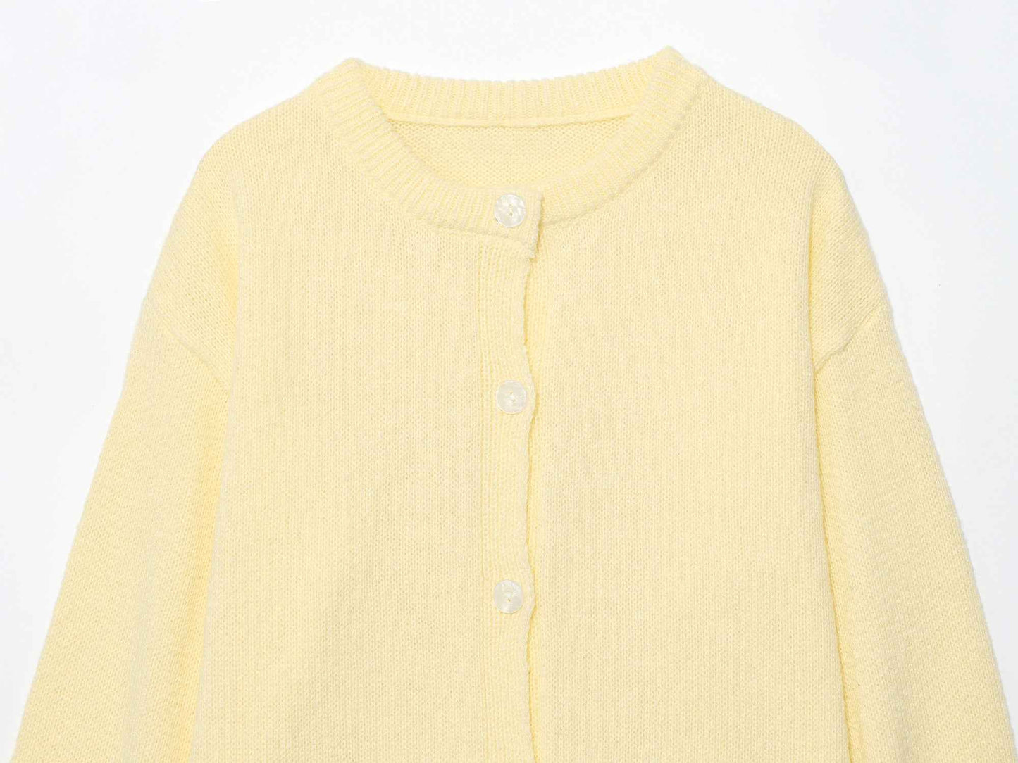 Long Sleeve Knitted Cardigan Sweater