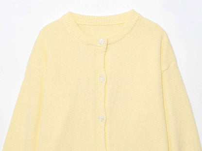 Long Sleeve Knitted Cardigan Sweater