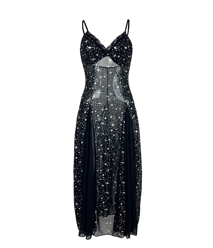 Pajamas Transparent Sleepwear Nightgown for Women