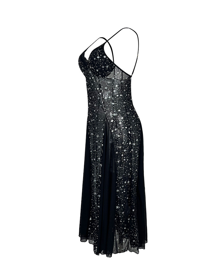 Pajamas Transparent Sleepwear Nightgown for Women
