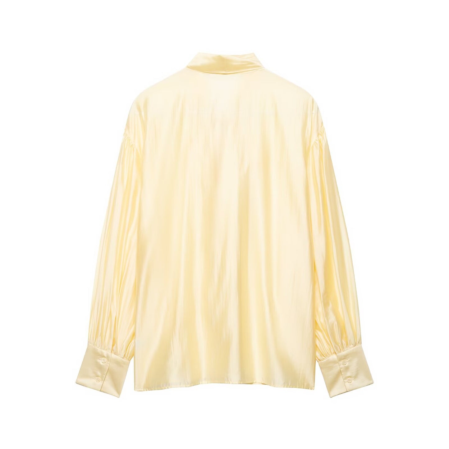 Women's Satin Bowknot Blouse