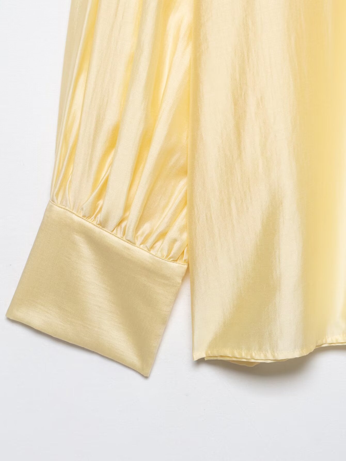 Women's Satin Bowknot Blouse