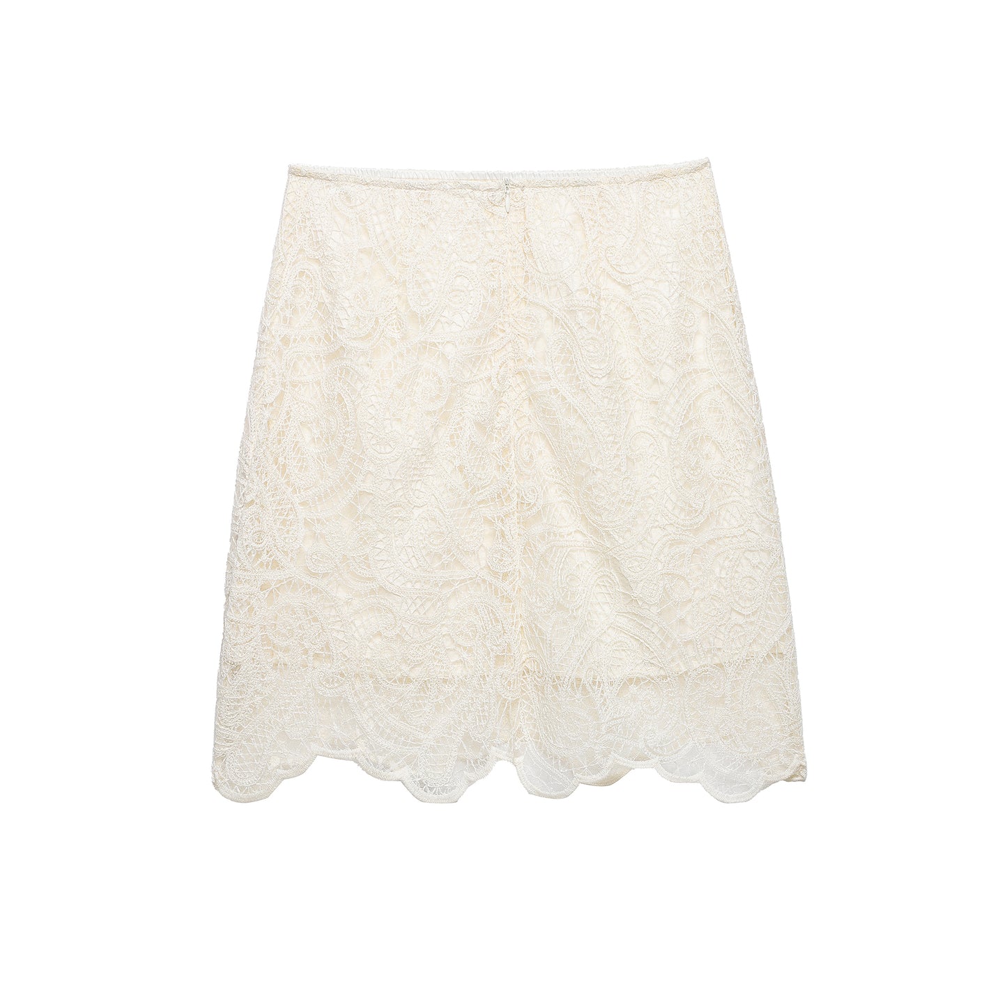 Spring Elegant Lantern Sleeve Lace Skirt Two Piece Set New Arrivals