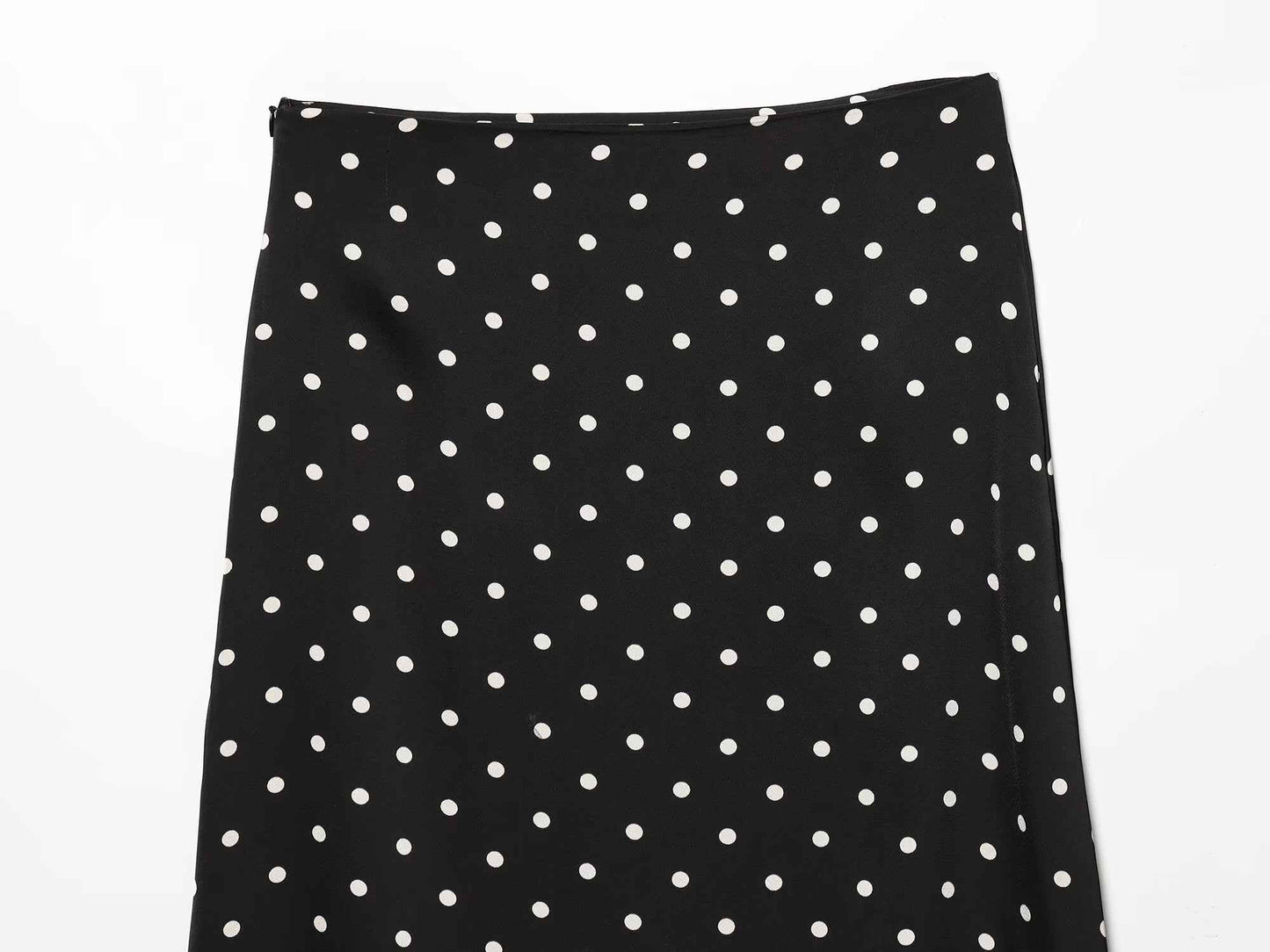 Lace Stitching Polka Dot Printed Skirt