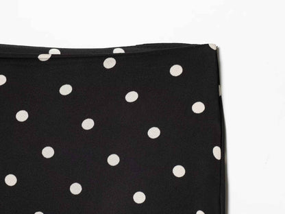 Lace Stitching Polka Dot Printed Skirt