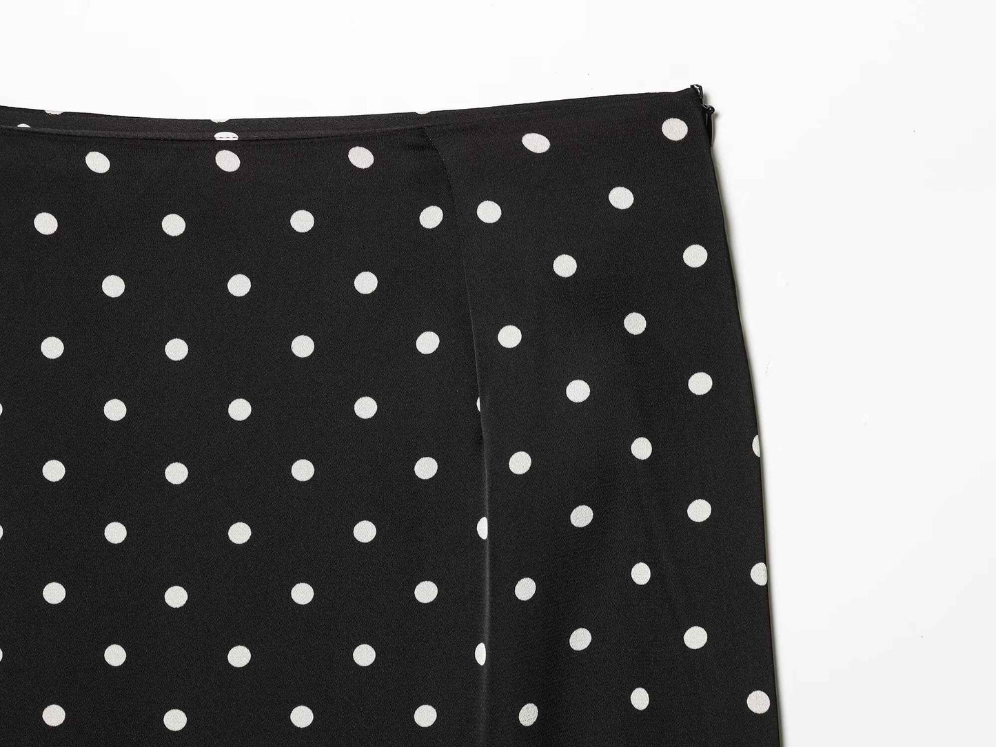 Lace Stitching Polka Dot Printed Skirt