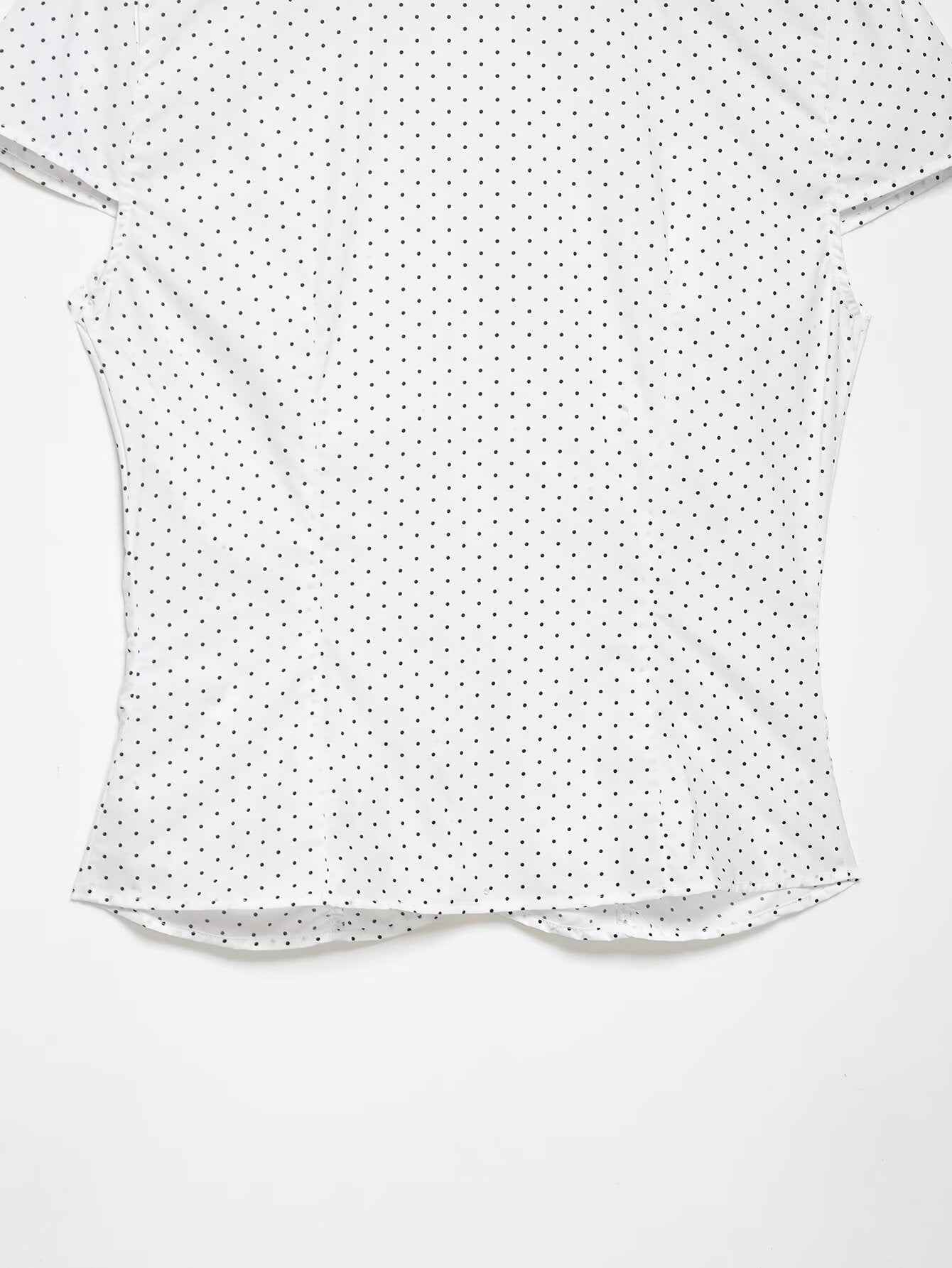 Spring Women's Casual Loose Pleated Poplin T-shirt