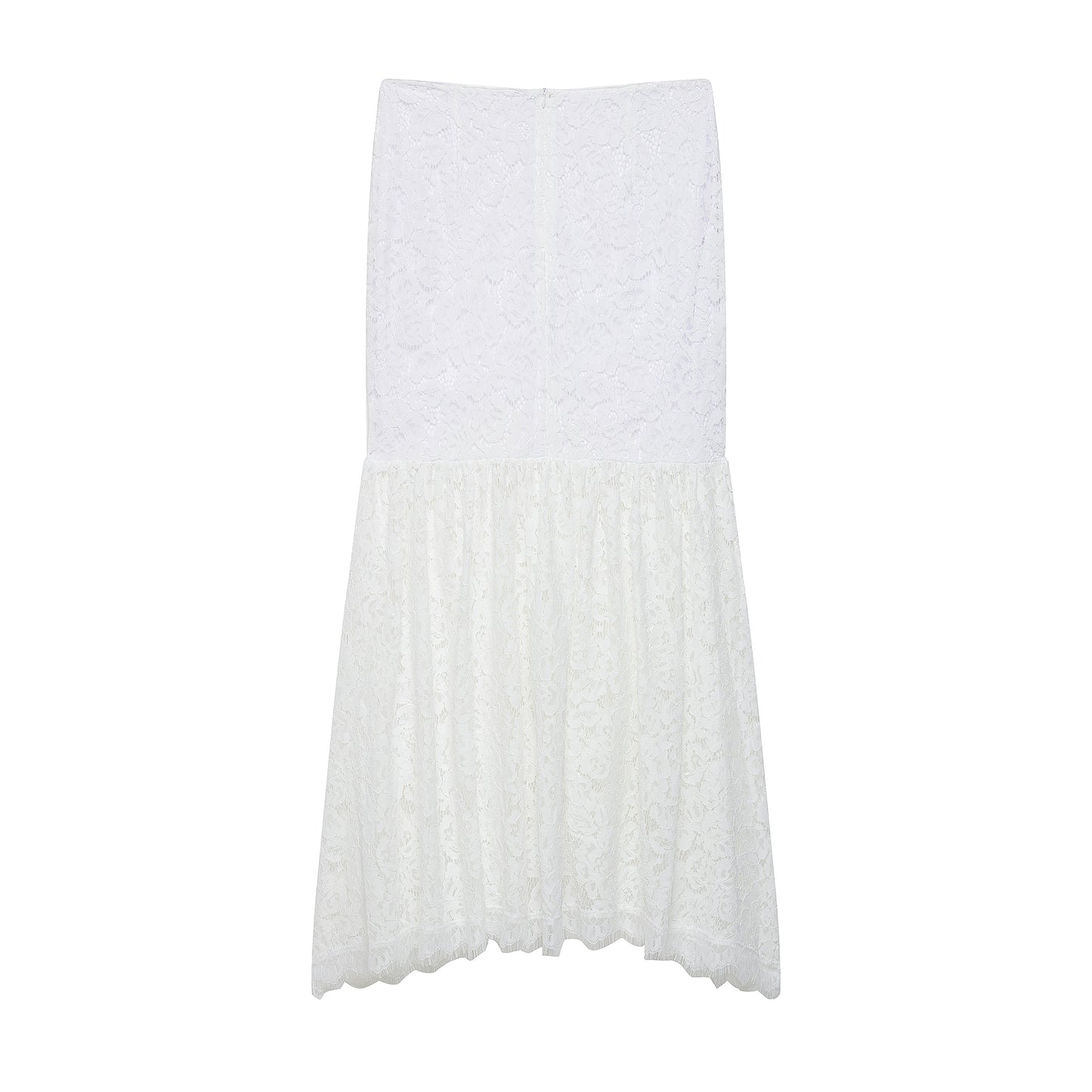 Lace Cutout out Two Piece Skirt Set