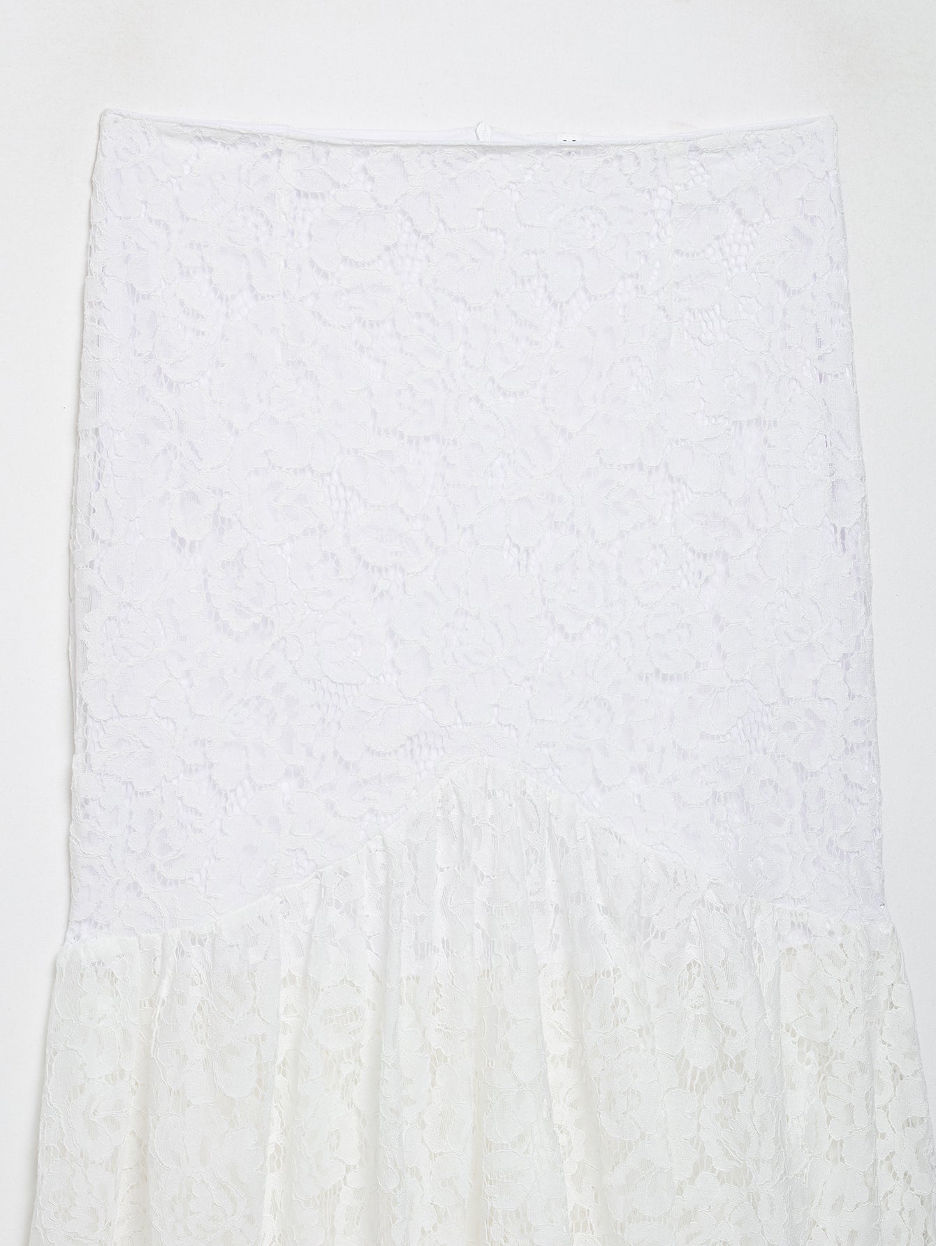 Lace Cutout out Two Piece Skirt Set