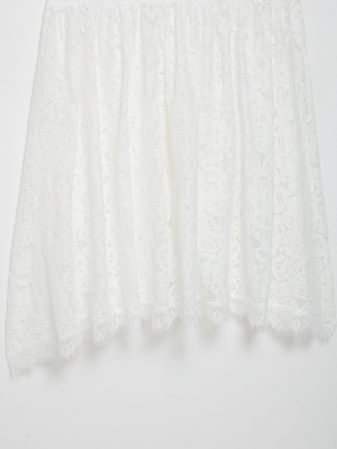Lace Cutout out Two Piece Skirt Set