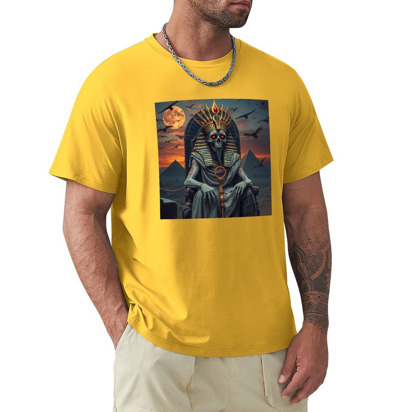 Munsieur Pharaoh's Reign Collection Men's Tee IV (High Definition & Front Printing)