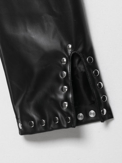 MUNSIEUR Summer Skirt Set Rivet Two Piece New Arrivals