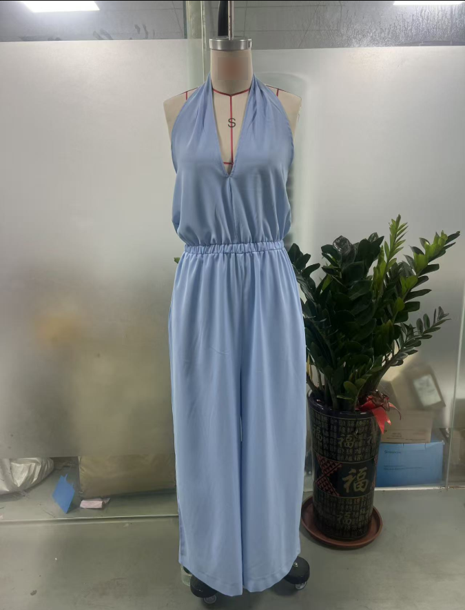 Casual Halter Jumpsuit MUNSIEUR New Arrivals