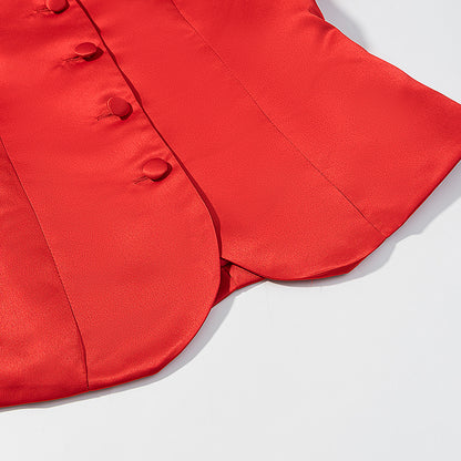 Solid Color Puff Sleeve Blouse MUNSIEUR New Arrivals