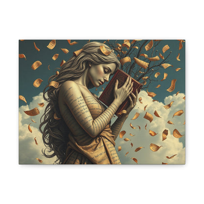 Emotional Art Canvas, Inspirational Decor, Home Wall Art, Literary Gift, Motivational Print, Thoughtful Decor