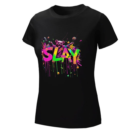 Women's T-shirt "Slay" Designer Streetwear Crown Co.👑
