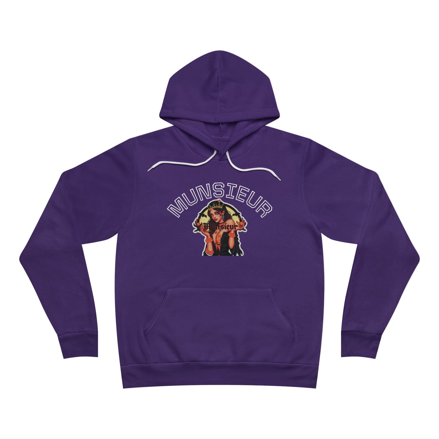 MUNSIEUR Tattooed Queen Pullover Halloween Hoodie Unisex Graphic Sweatshirt Streetwear Fashion Gift for Her Hipster Apparel Unique Design