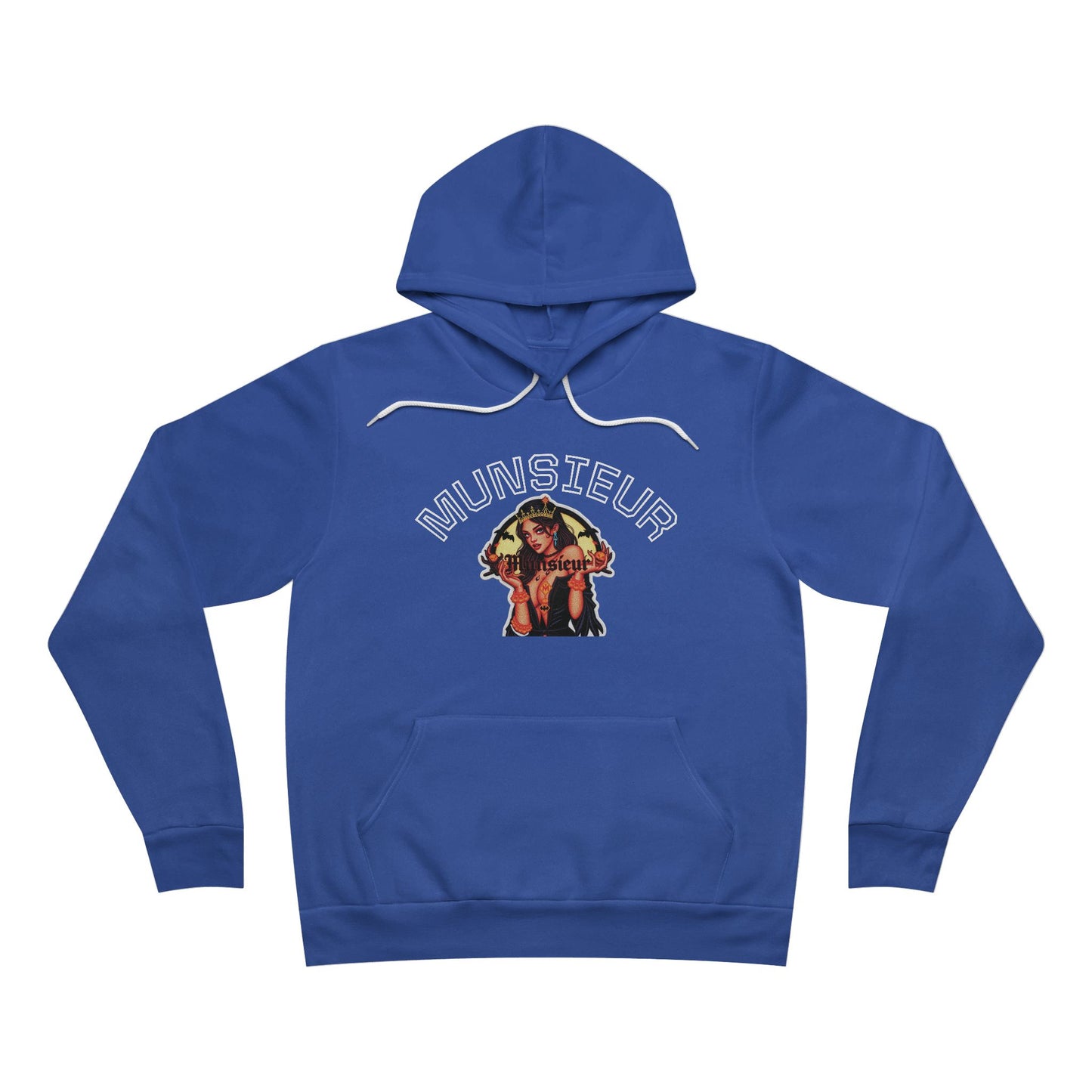 MUNSIEUR Tattooed Queen Pullover Halloween Hoodie Unisex Graphic Sweatshirt Streetwear Fashion Gift for Her Hipster Apparel Unique Design