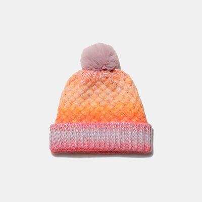 Gradient Knit Hat with Pompom - Munsieur