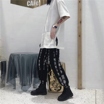 Women's Retro Cropped Leggings All-Match Casual Loose High Waist Leisure Leggings