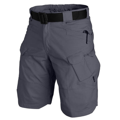 Men's Tactical Casual Shorts Streetwear Plaid Fabric Waterproof Free Shipping