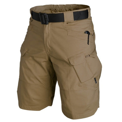 Men's Tactical Casual Shorts Streetwear Plaid Fabric Waterproof Free Shipping