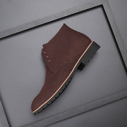 Casual Men's Leather Striders Large Size