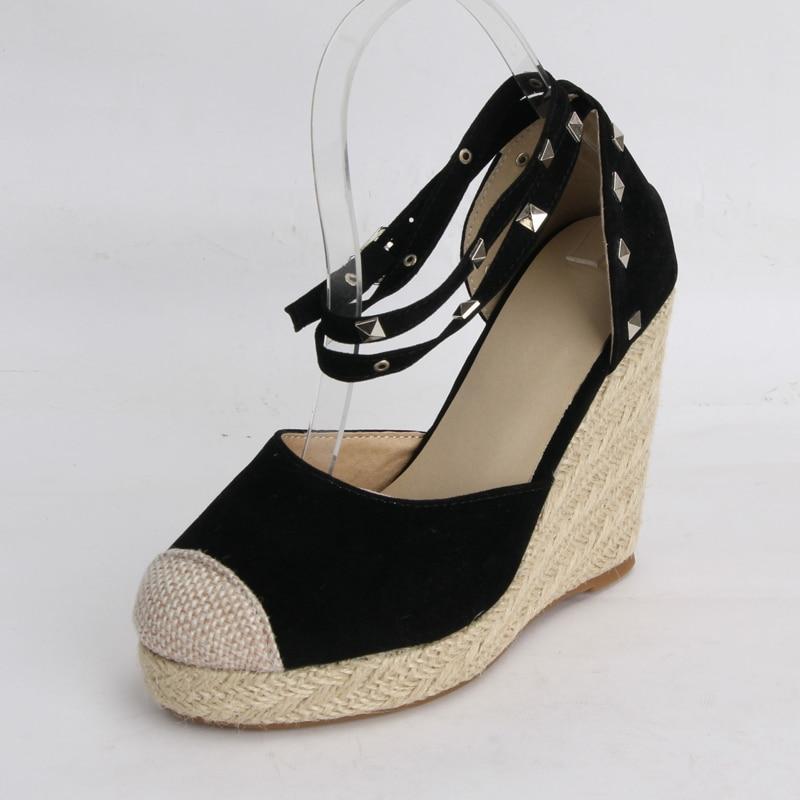 Women's Pumps Heels Espadrilles Wedges Platform  Rivet