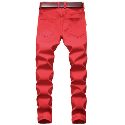 Trendy Fashion Stretch Big Ripped Pants