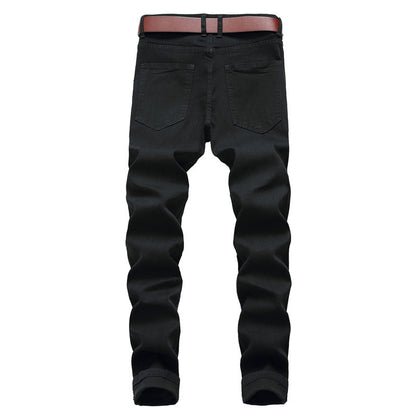 Trendy Fashion Stretch Big Ripped Pants