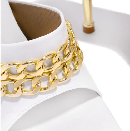 Women's Mules Thin High Heels Square Toe