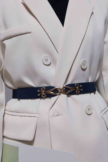 Alloy Buckle Elastic Belt - Munsieur