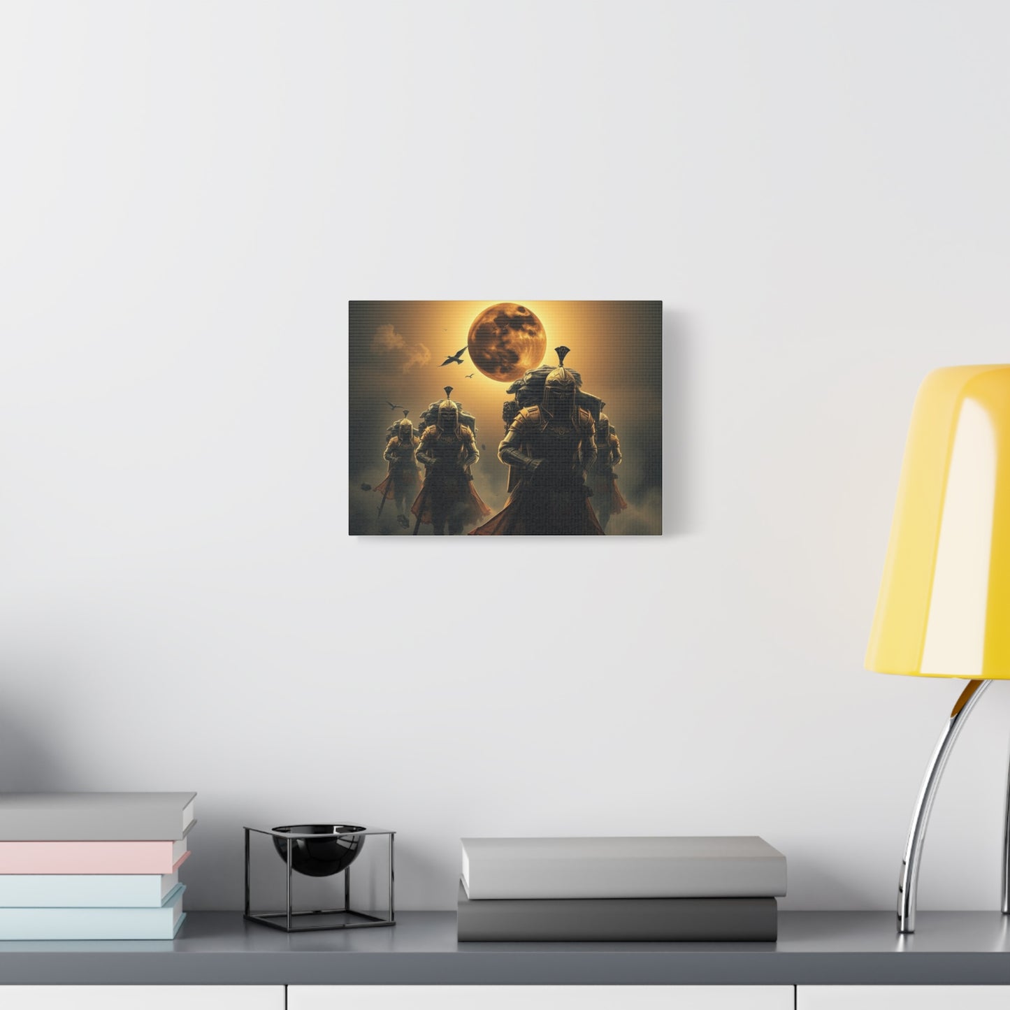 Epic Warrior Canvas Art, Wall Decor, Home Decoration, Gift for History Lovers, Roman Art Print, Fantasy Wall Art