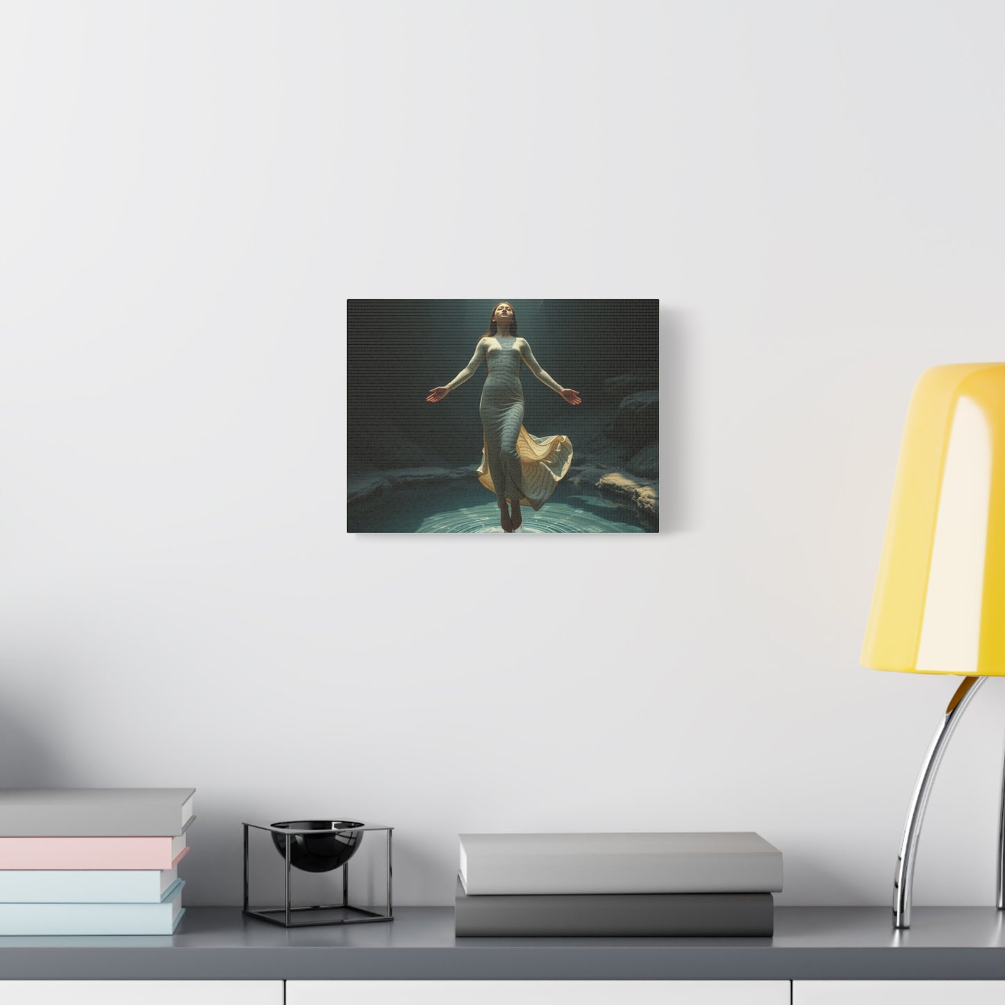 Ethereal Art Canvas, Spiritual Home Decor, Unique Gift, Wall Art Design, Bohemian Aesthetic