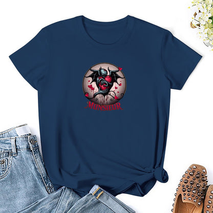 Munsieur T-Shirt for Women: Classic Simplicity with a Modern Edge for Her - Munsieur