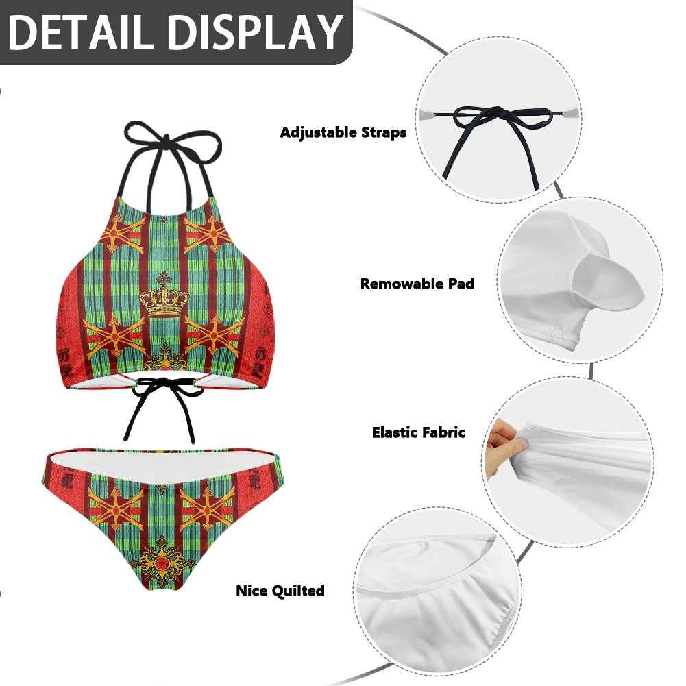 Wrapped-chest Bikini