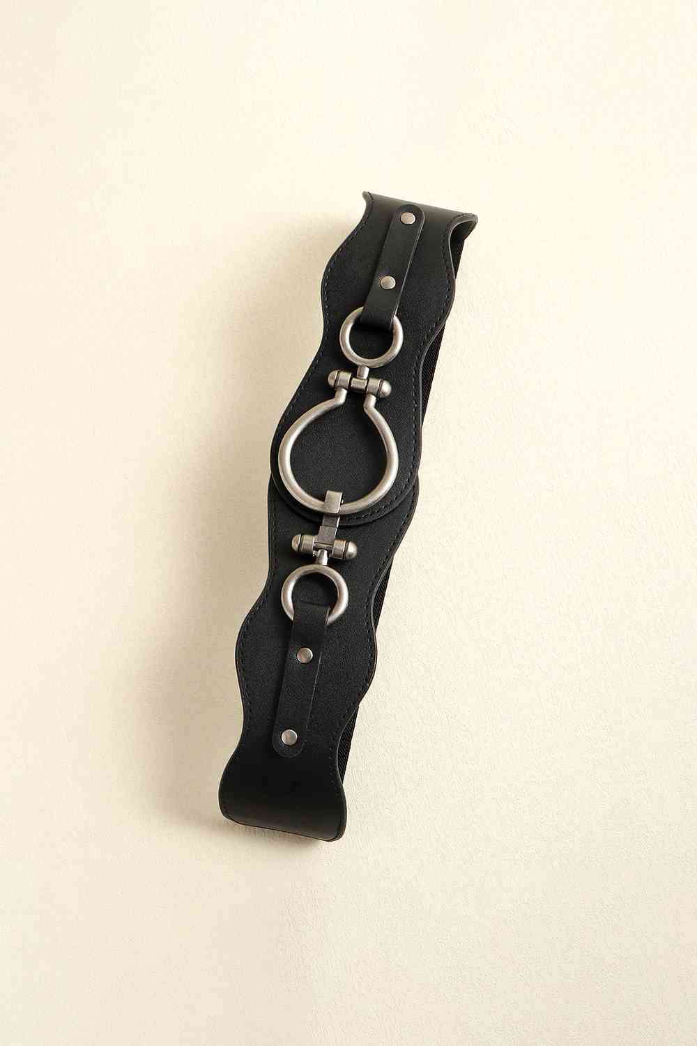 PU Leather Zinc Alloy Buckle Belt - Munsieur
