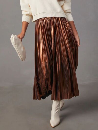 Pleated Midi Skirt - Munsieur